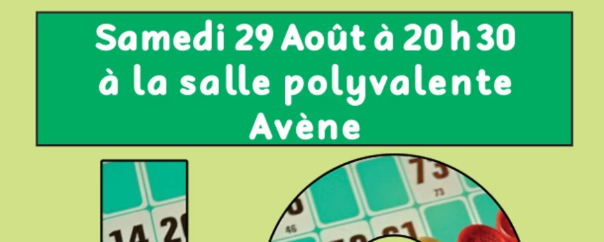 Loto du foyer rural d'Avène