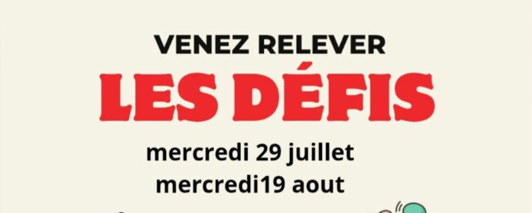 Animations Défis au Poujol