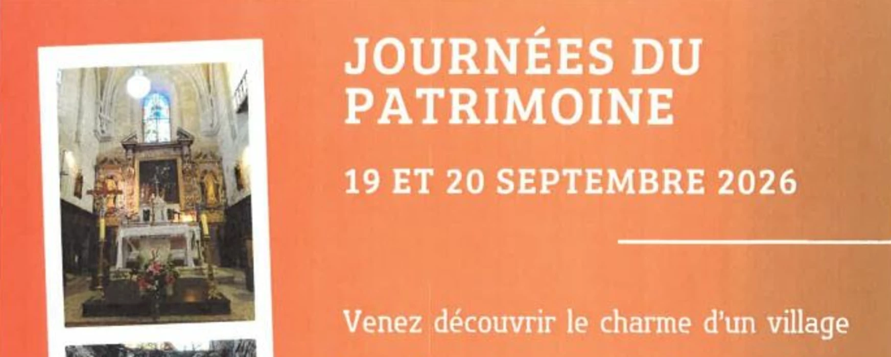 Journées européennes du patrimoine à Joncels - 