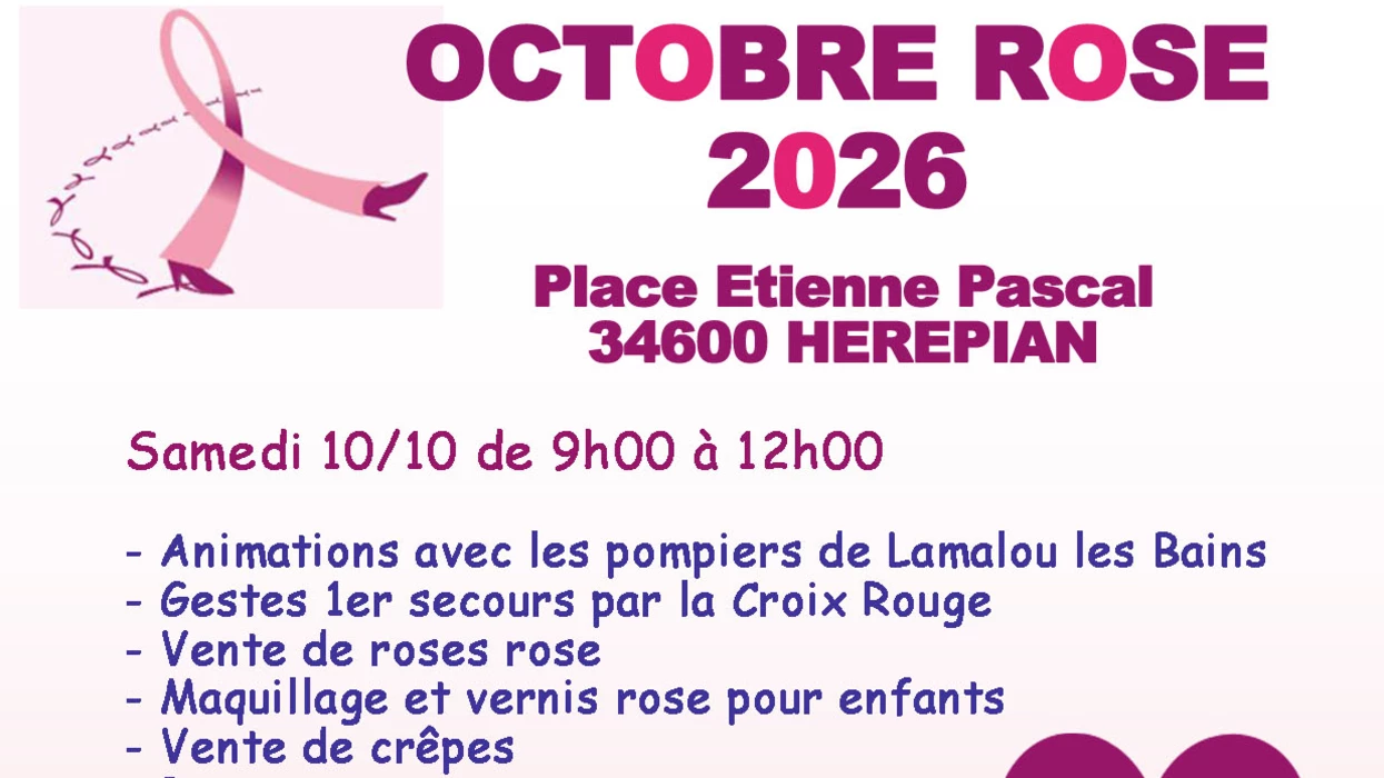Octobre rose 2026 - 