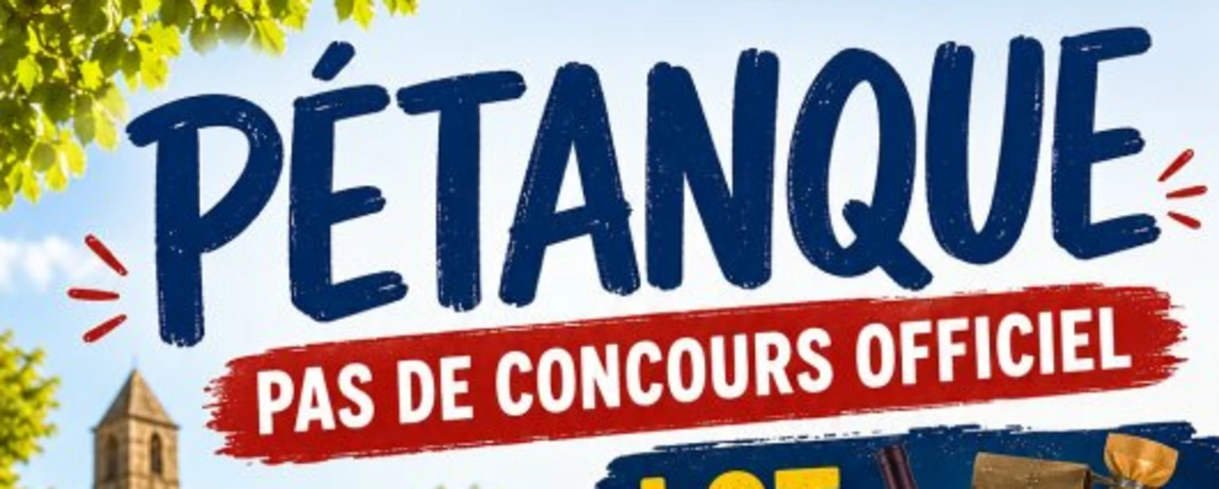 Pétanque, buvette & restauration - 
