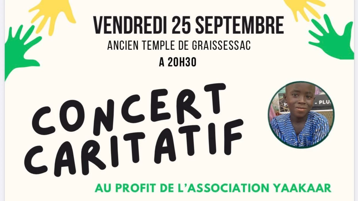 Concert caritatif au profit de l'association Yaakaar - 