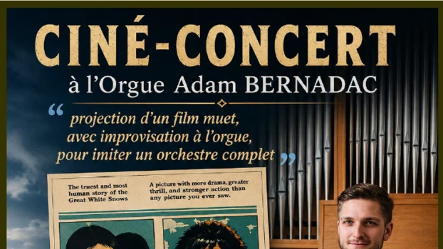 Ciné-concert d'orgue autour du film Nanouk l'esquimau