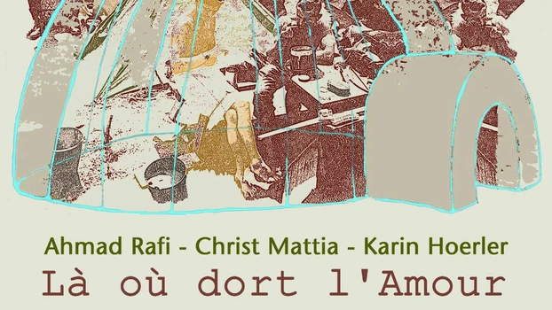 Là où dort l’amour - Christ Mattia / Karin Hoerler / Ahmad Rafi - Photomontage rassemblant des œuvres des artistes.