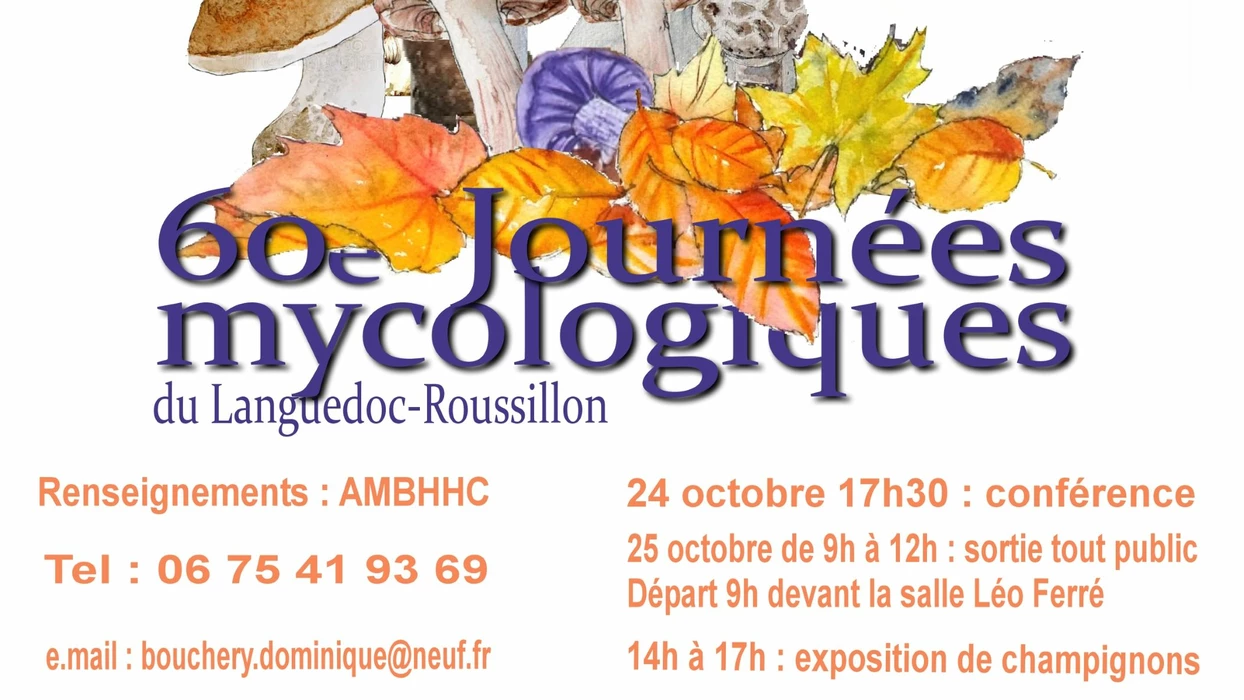 60è Journées Mycologiques du Languedoc-Roussillon