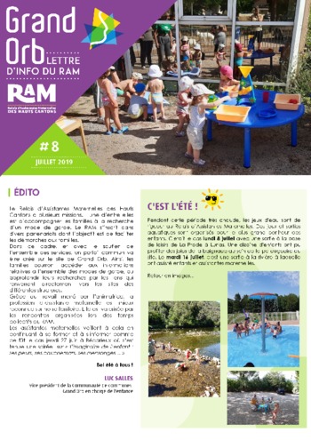 RAM - Lettre d'information - Juillet 2019 n°8