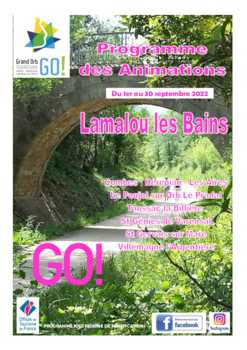 Programme septembre 2022 Pôle Lamalou-les-Bains