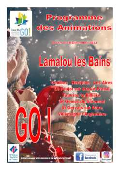 Programme décembre 2022 Pôle Lamalou-les-Bains