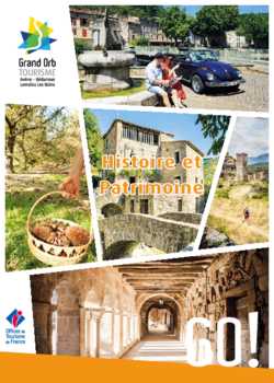 Histoire et patrimoine en Grand Orb