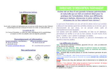 Parcours d'orientations Avène