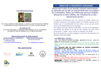 Parcours d'orientation Avène BLEU