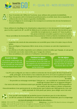 FI - QUAL 03 Nos écogestes - Brochures