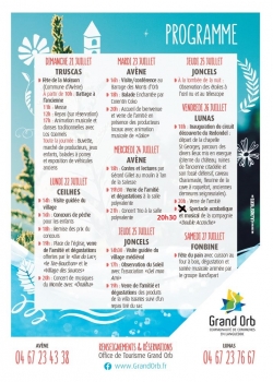 Programme fête de l'eau 19