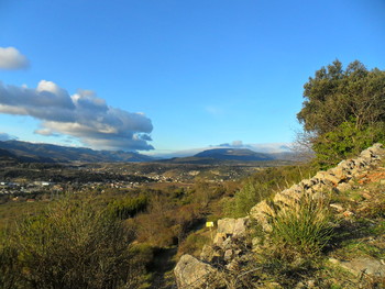 Vue de Bédarieux depuis le Roc Rouge ©© OT GRAND ORB